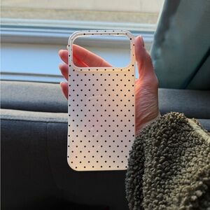 Amazon White and Black Polka Dot Phone Case